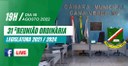 31ª REUNIÃO ORDINÁRIA DA LEGISLATURA 2021/2024