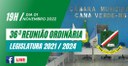 36ª REUNIÃO ORDINÁRIA DA 15ª LEGISLATURA 2021/2024